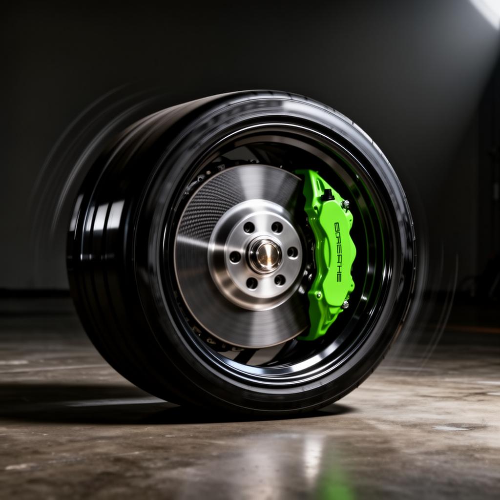 22-Zoll Aero-Felge mit Carbon-Keramik-Bremse